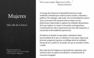 L’exposició fotogràfica “Dones: Més enllà de la força” arriba als principals hospitals de Barcelona de la mà de la fotògrafa Monica Das neves en col·laboració amb Fundació Magone Salesians Social i Creu Roja